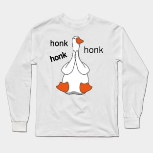 Goose Honk-tastic Applause Long Sleeve T-Shirt